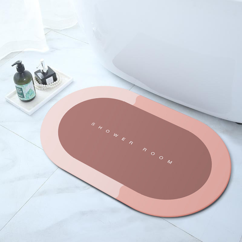 Absorbent Quick Dry Non-Slip Bath Mat (19.68in x 31.49in) - Blue Cup LLC.