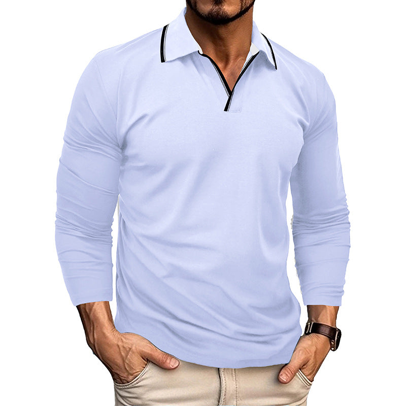 Men's Casual Polo Shirt - Comfortable & Versatile Top - Blue Cup LLC.