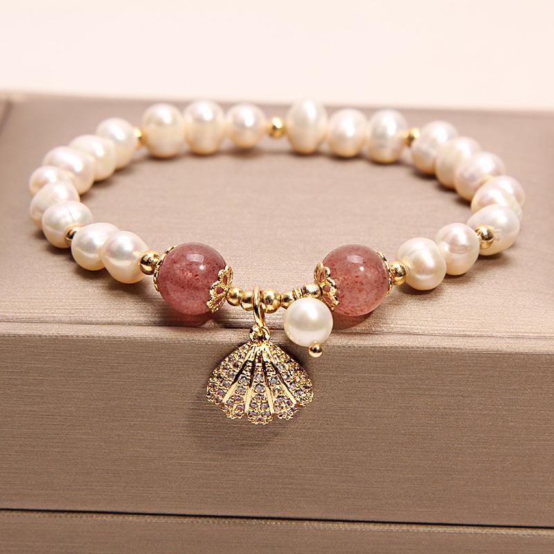 Natural Freshwater Pearl Bracelet for Women - Blue Cup LLC.