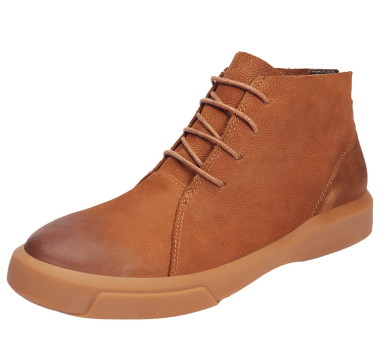 Men's Fashion High-Top Martin Boots - Retro Style - Blue Cup LLC.