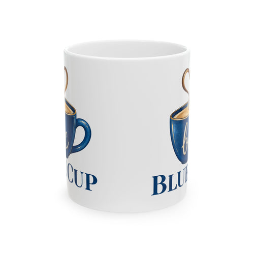 Blue Cup Ceramic Mug, (11oz, 15oz) Printify