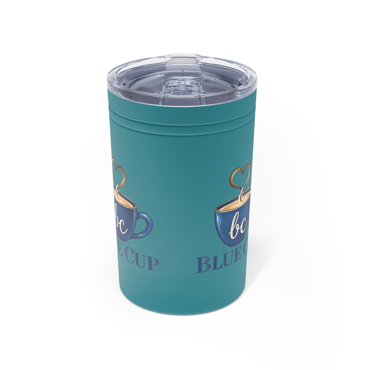 Blue Cup Coffee 11oz Insulated Tumbler – "Real Coffee, Real Connections" Printify