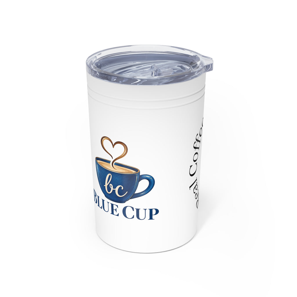 Blue Cup Coffee 11oz Insulated Tumbler – "Real Coffee, Real Connections" Printify