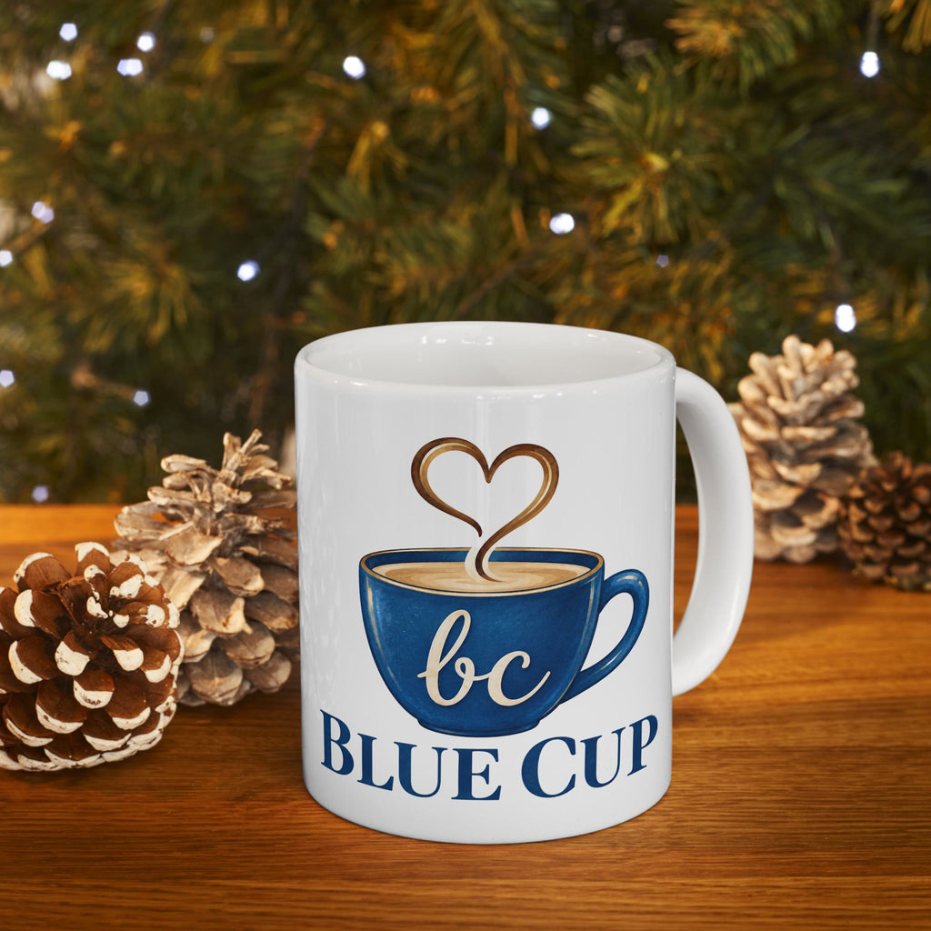 Blue Cup Ceramic Mug, (11oz, 15oz) Printify