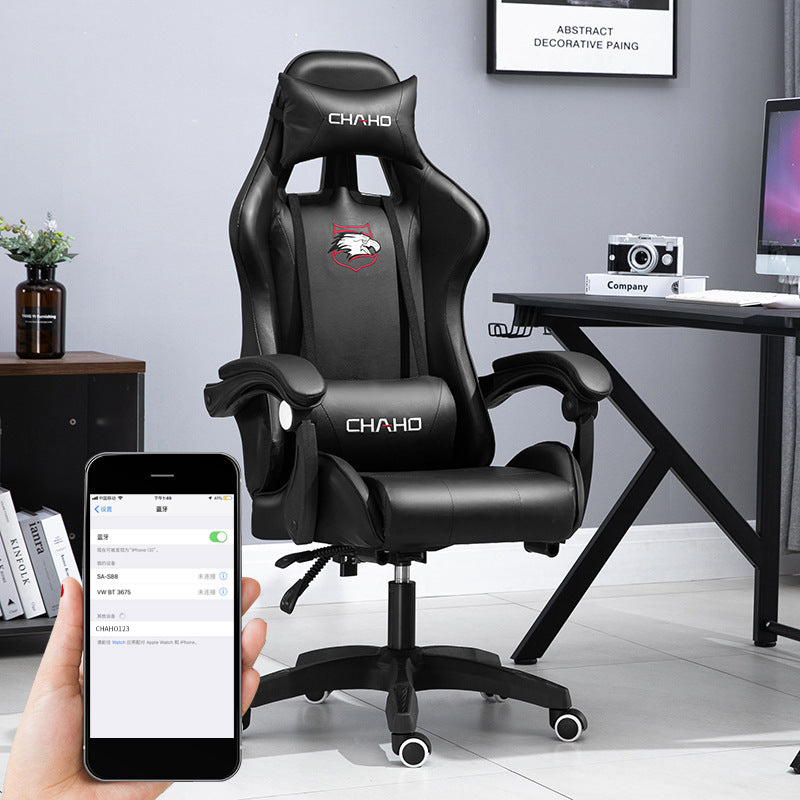 Ergonomic Gaming Office Chair with Adjustable Recline - Blue Cup LLC.