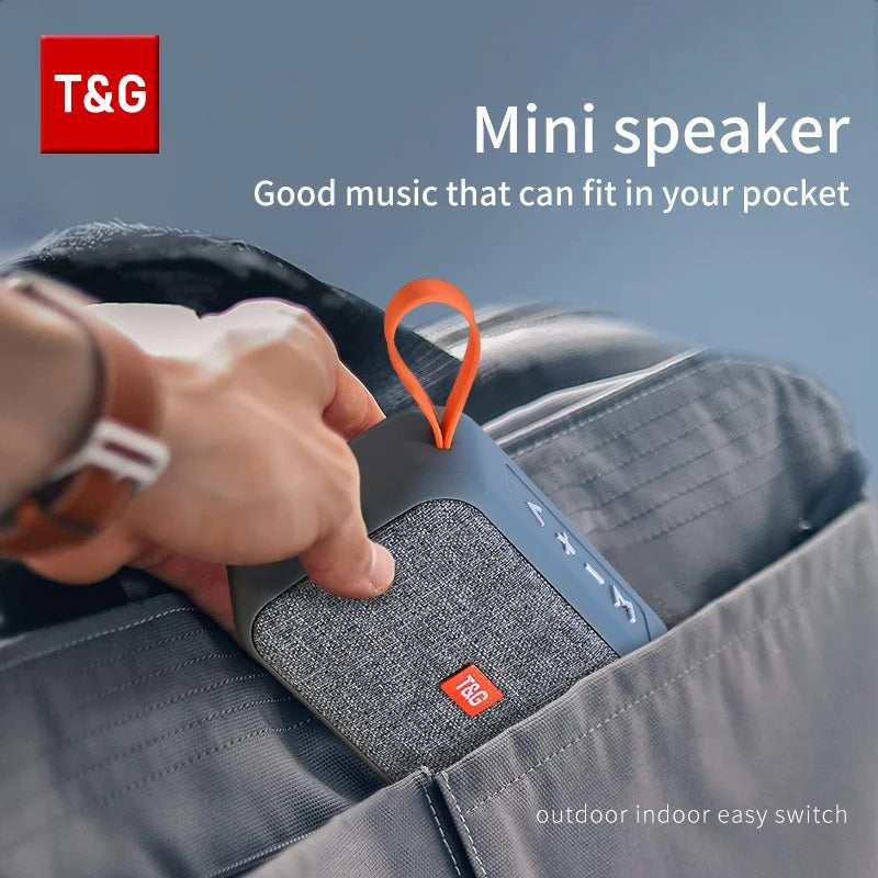 TG506 Mini Portable Bluetooth Speaker with FM Radio - Blue Cup LLC.