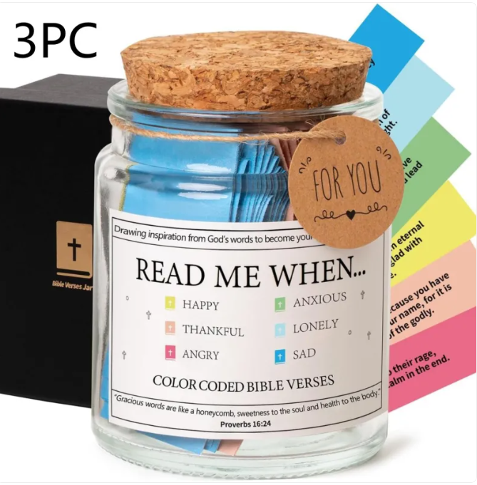 Faith & Joy Verse Jar - Blue Cup LLC.