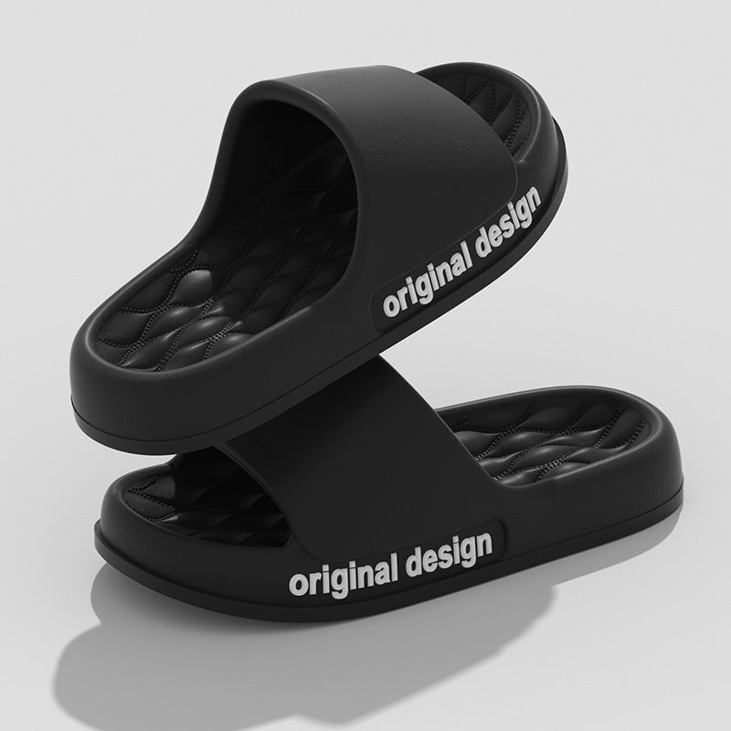 Men's and Women's Thick Bottom Non-slip Slippers - Blue Cup LLC.