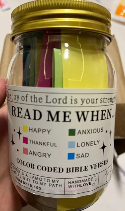 Bible Verses In A Jar - Blue Cup LLC.
