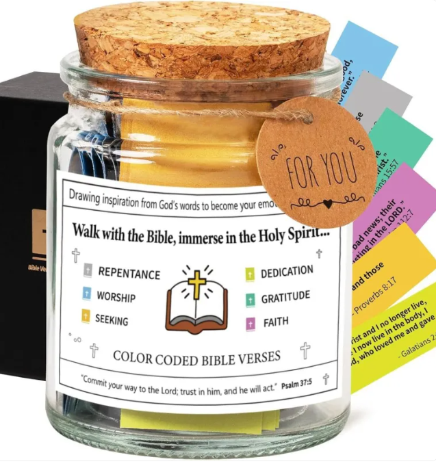 Faith & Joy Verse Jar - Blue Cup LLC.