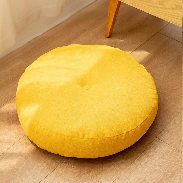 Stylish Pure Color Yoga Cushion for Comfort and Support - Blue Cup LLC.