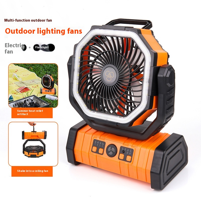 Outdoor Household Power Bank LED Light Camping Fan - Blue Cup LLC.