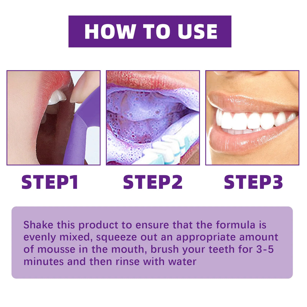 V34 Tooth Cleaning Mousse - Blue Cup LLC.