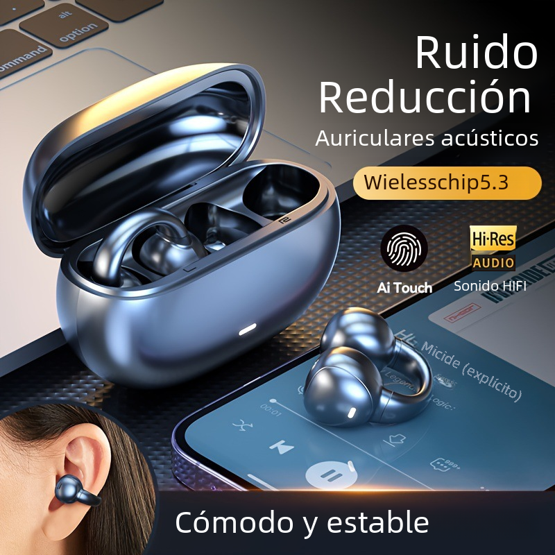 M55 Bone Conduction Bluetooth Earphones for Sports - Blue Cup LLC.