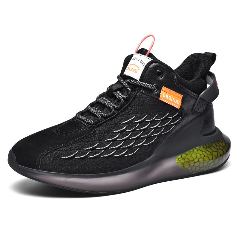 Men's Breathable Luminous Mid-Top Sneakers (Casual) - Blue Cup LLC.