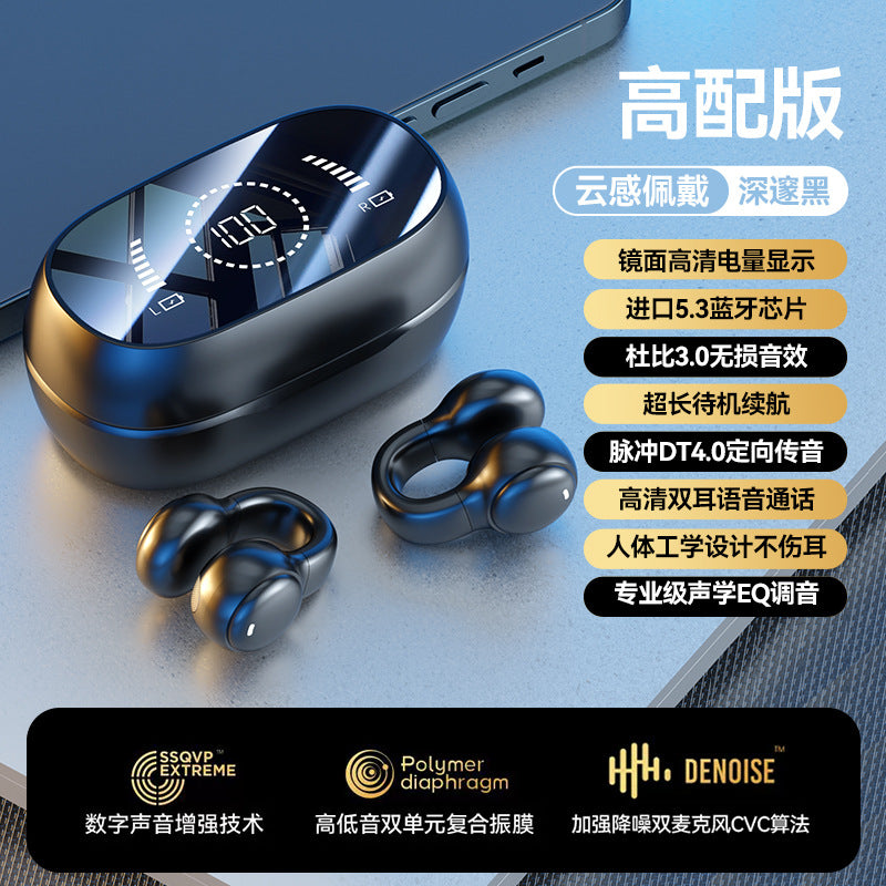 M55 Bone Conduction Bluetooth Earphones for Sports - Blue Cup LLC.