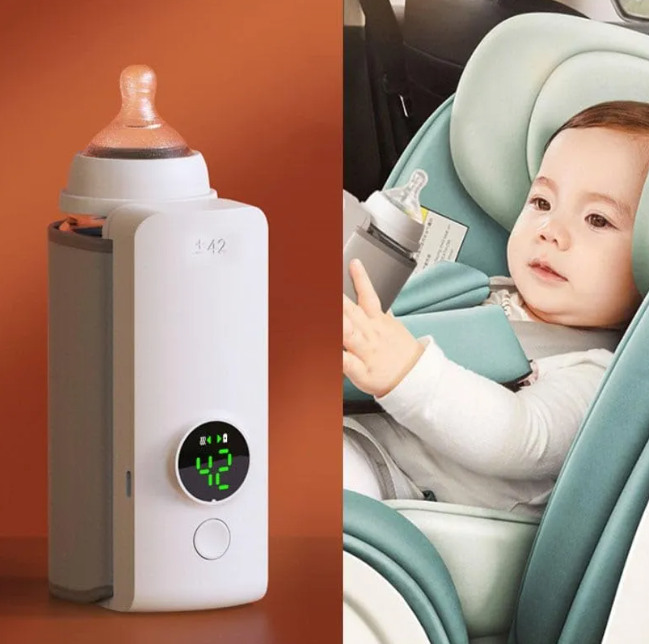 Portable Wireless Baby Bottle Warmer - Blue Cup LLC.