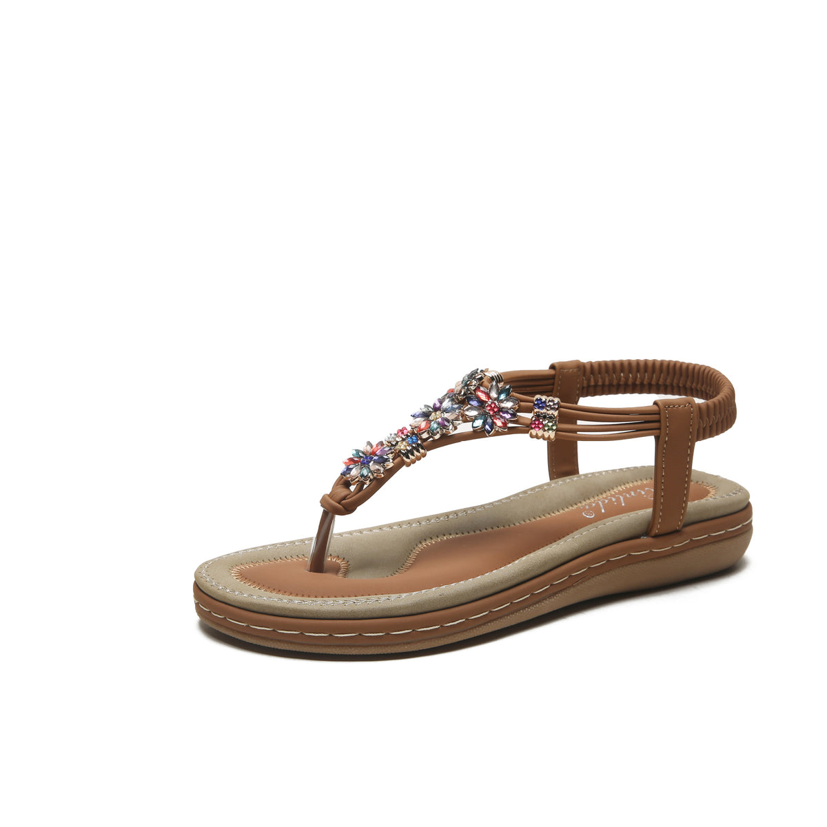 Plus Size Bohemian Casual Flat Sandals for Women - Blue Cup LLC.