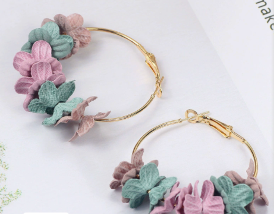 Flower Ear Earrings and Accessories - Blue Cup LLC.
