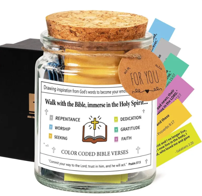 Faith & Joy Verse Jar - Blue Cup LLC.