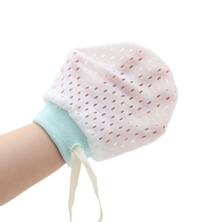 Adjustable Anti-Scratch Mittens for Infants and Newborns - Blue Cup LLC.
