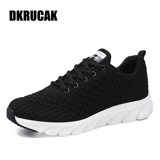 Lightweight Breathable Lace-Up Mesh Sneakers for Women - Blue Cup LLC.