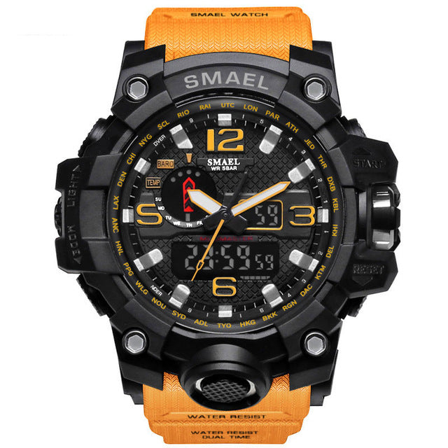 SMAEL 1545 Multifunctional Luminous Outdoor Watch - Blue Cup LLC.