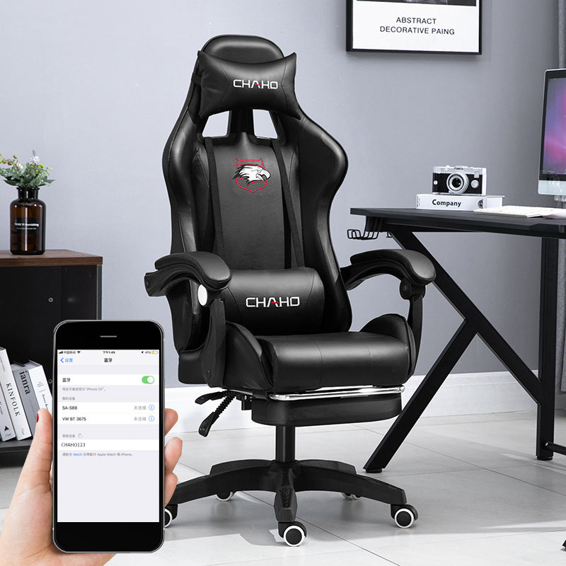 Ergonomic Gaming Office Chair with Adjustable Recline - Blue Cup LLC.