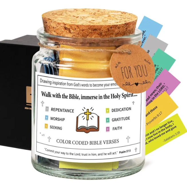 Faith & Joy Verse Jar - Blue Cup LLC.