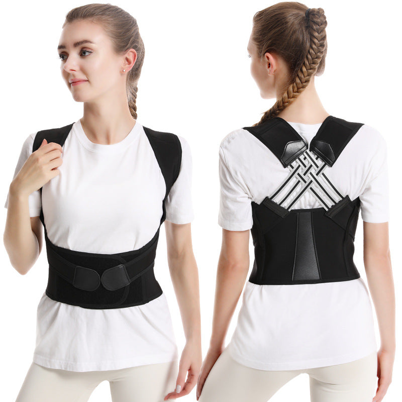 Posture Corrector for Adults - Back and Shoulder Support - Blue Cup LLC.