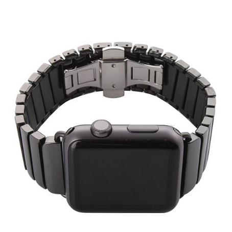 Ceramic Link Band for Apple Watch 38mm/42mm - Blue Cup LLC.