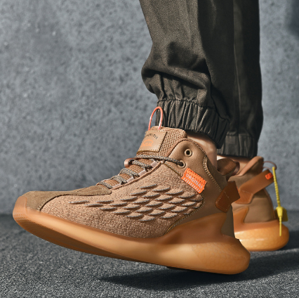 Men's Breathable Luminous Mid-Top Sneakers (Casual) - Blue Cup LLC.