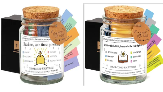 Faith & Joy Verse Jar - Blue Cup LLC.