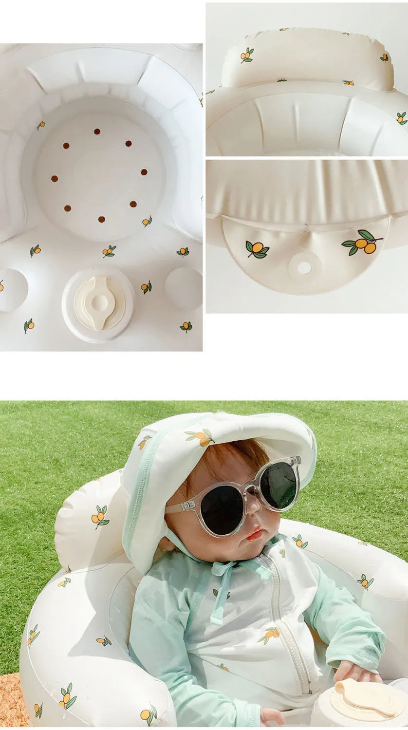 Inflatable Baby Chair for Dining & Bath - Blue Cup LLC.