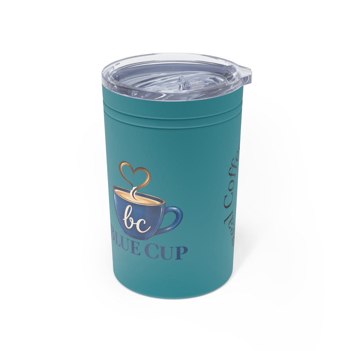Blue Cup Coffee 11oz Insulated Tumbler – "Real Coffee, Real Connections" Printify