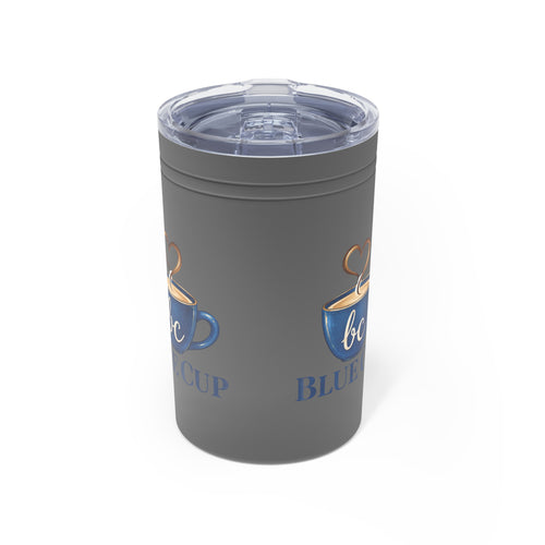 Blue Cup Coffee 11oz Insulated Tumbler – "Real Coffee, Real Connections" Printify