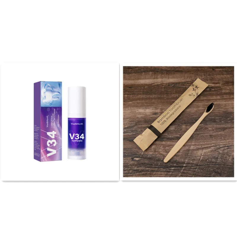V34 Tooth Cleaning Mousse - Blue Cup LLC.