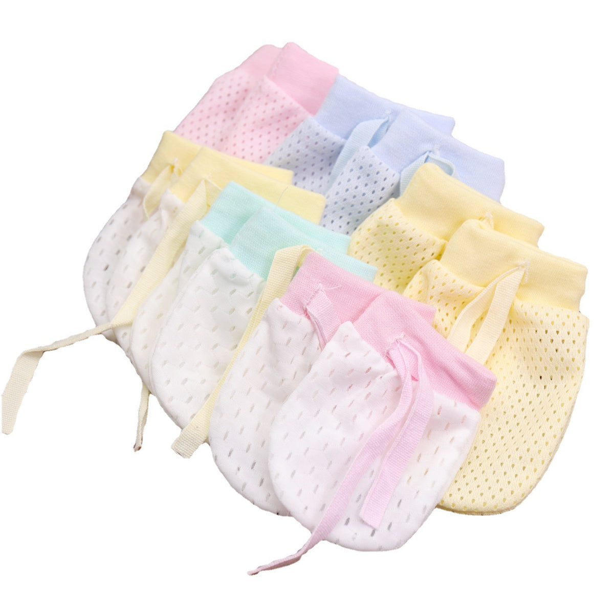Adjustable Anti-Scratch Mittens for Infants and Newborns - Blue Cup LLC.