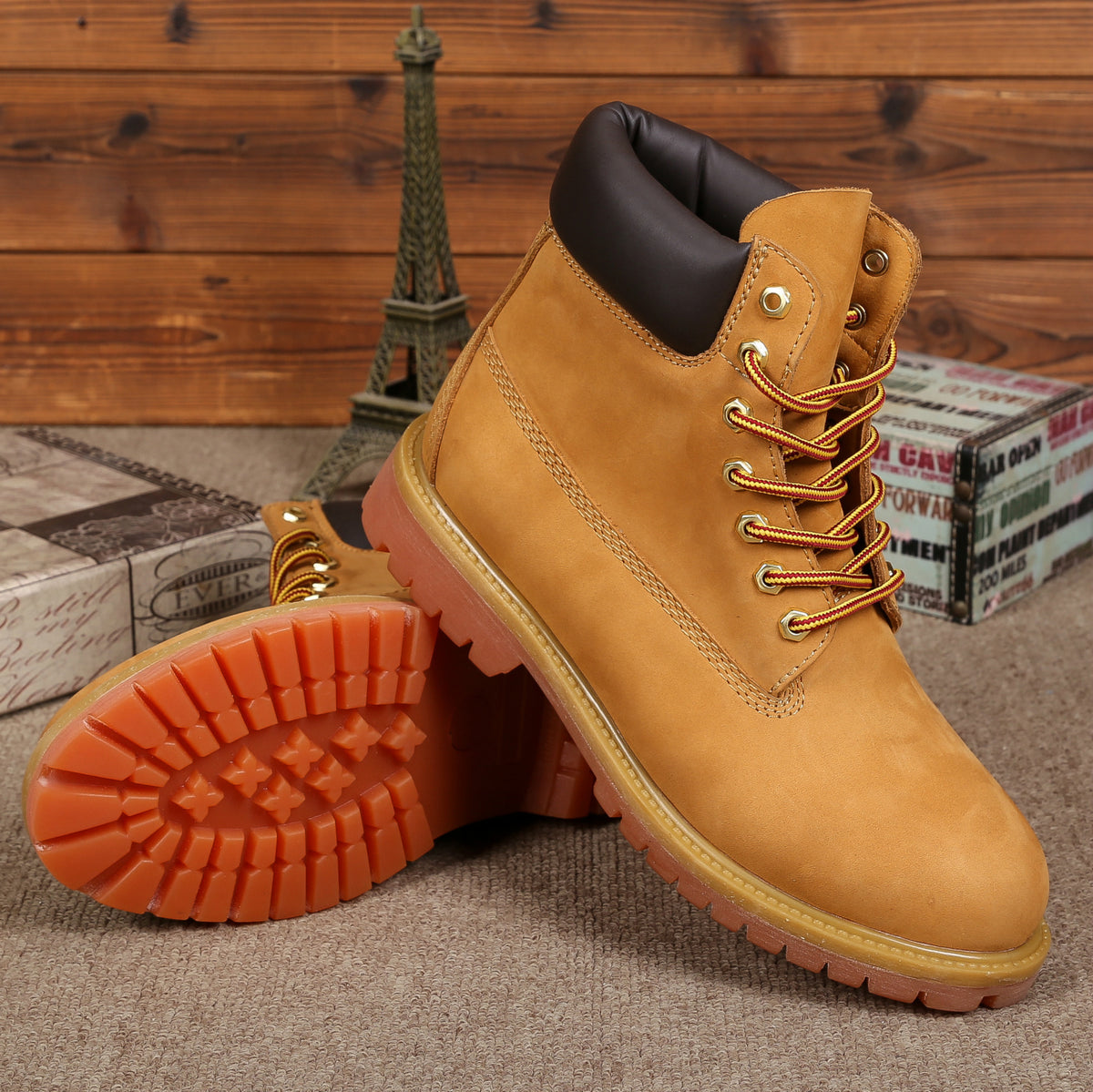 Stylish Warm High-Top Boots for Men - Blue Cup LLC.
