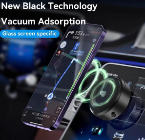 Mobile Phone Holder Double-Sided Car Mount Magnetic - Blue Cup LLC.