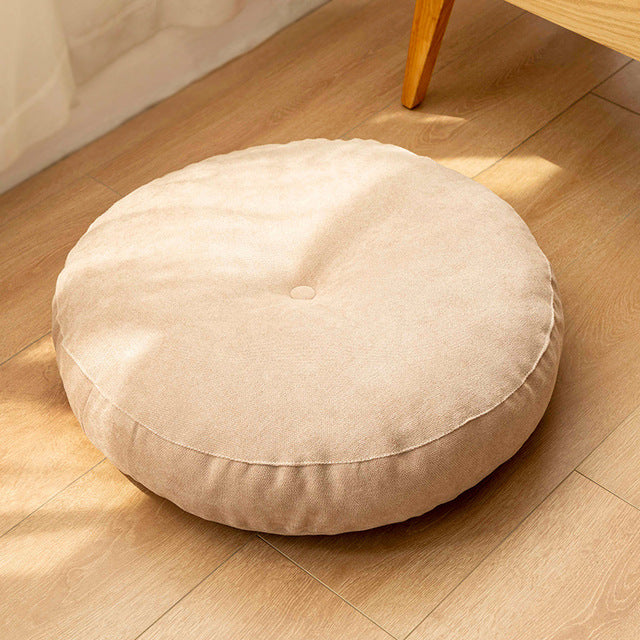Stylish Pure Color Yoga Cushion for Comfort and Support - Blue Cup LLC.