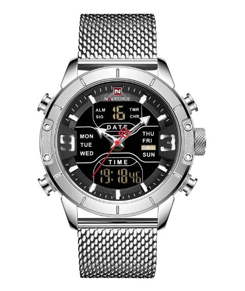 Men's Business Quartz Watch with Alarm and Calendar - Blue Cup LLC.