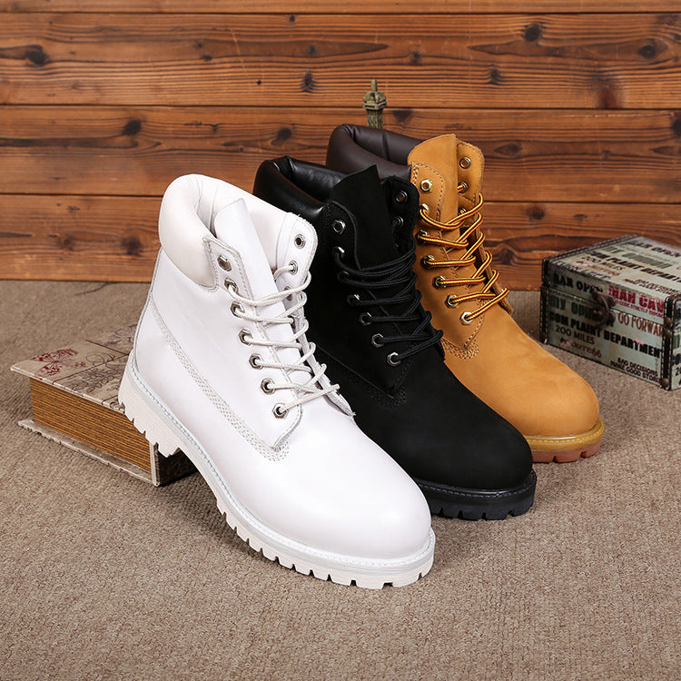 Stylish Warm High-Top Boots for Men - Blue Cup LLC.