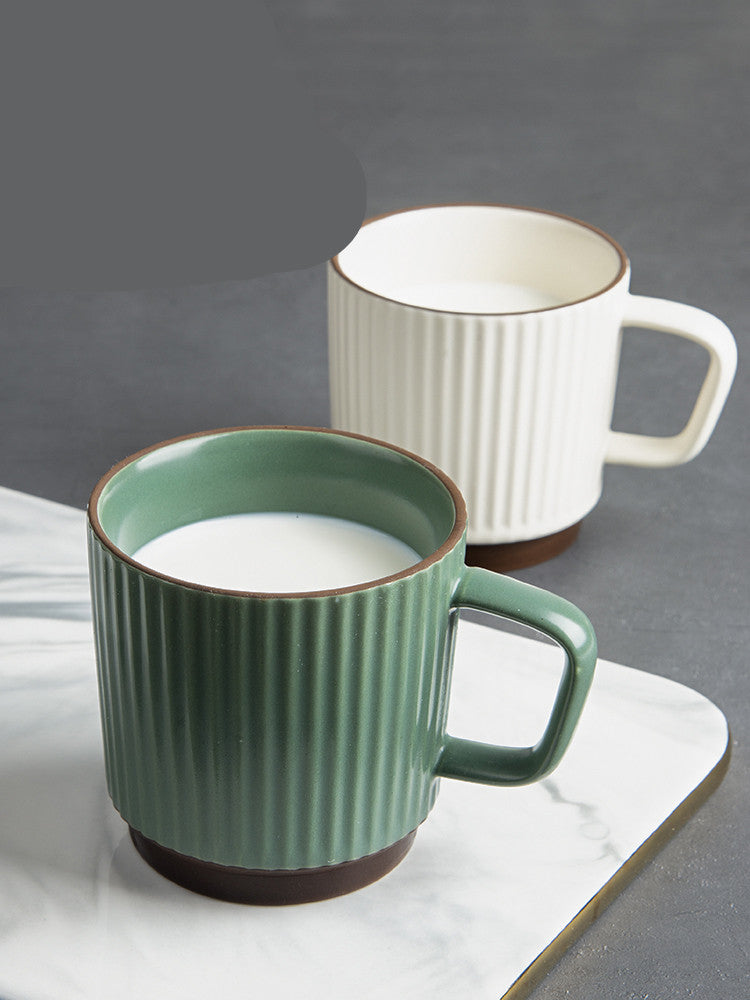 Japanese Retro Ceramic Coffee Mug - Nordic Style - Blue Cup LLC.