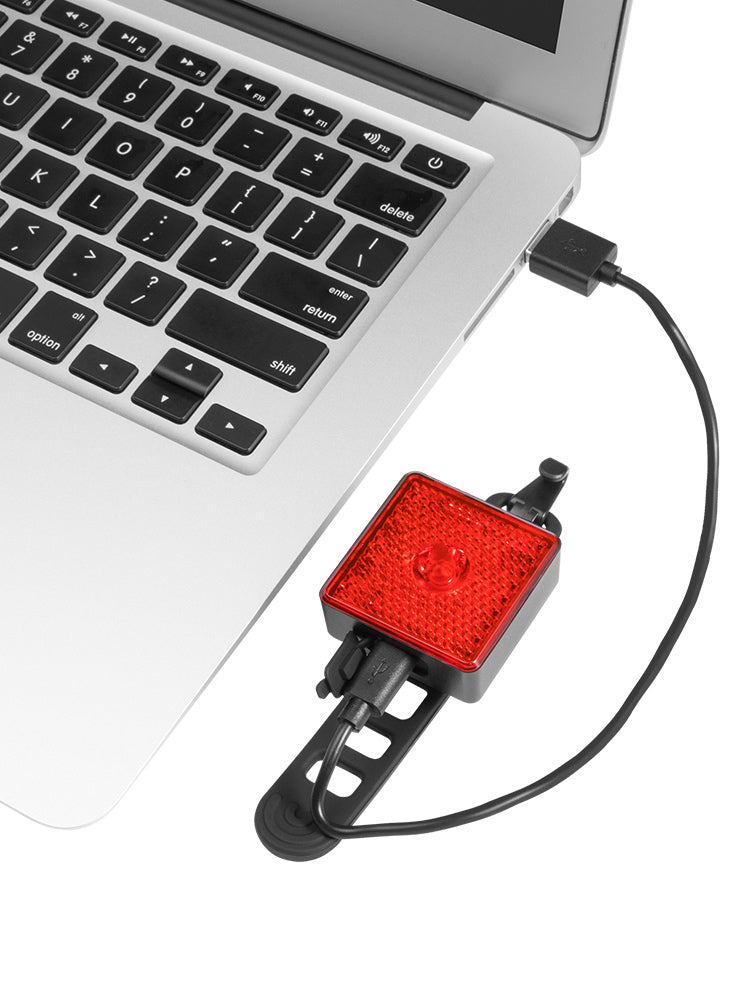 USB Rechargeable Bicycle Warning Tail Light - Blue Cup LLC.