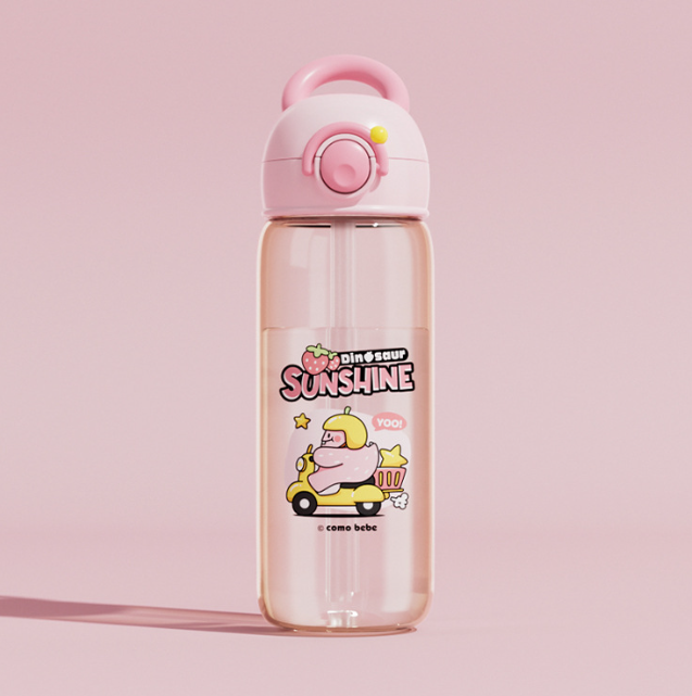 Children's Whale Cartoon Diving Fountain Water Bottle - Tritan Leakproof Sippy Cup (Various Sizes & Colors) - Blue Cup LLC.