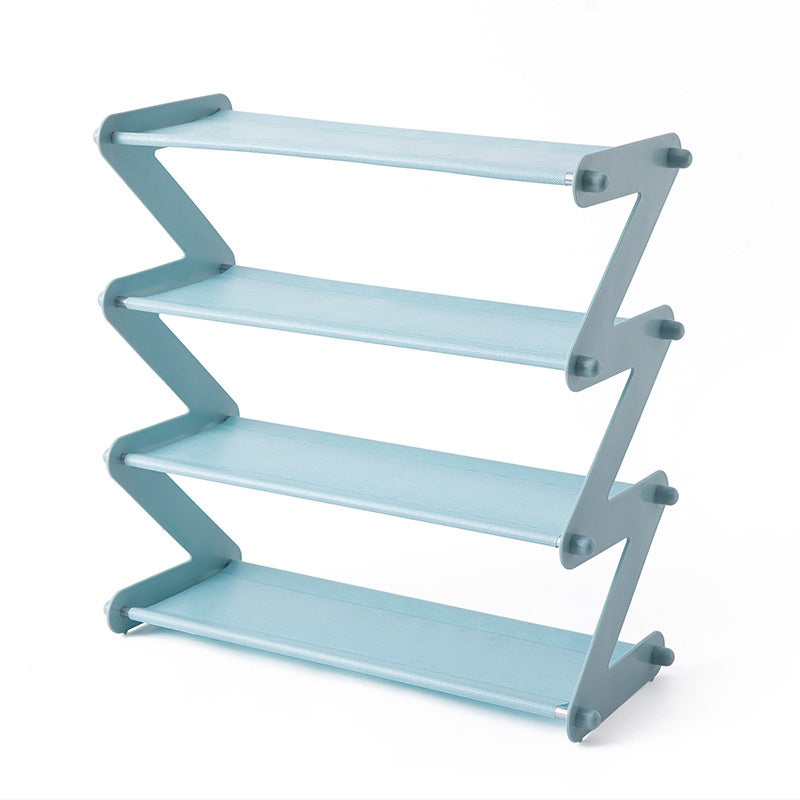 Adjustable DIY Shoe Rack for Hall Closet Storage Shelf - Blue Cup LLC.