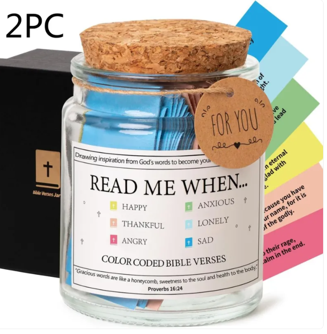 Faith & Joy Verse Jar - Blue Cup LLC.