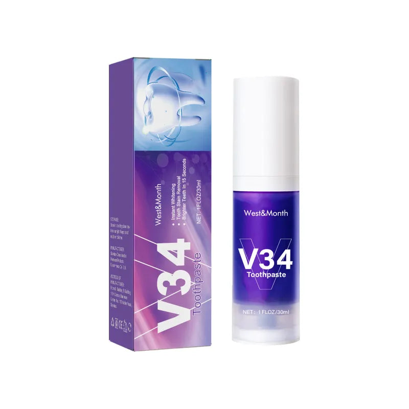 V34 Tooth Cleaning Mousse - Blue Cup LLC.