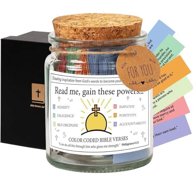 Faith & Joy Verse Jar - Blue Cup LLC.
